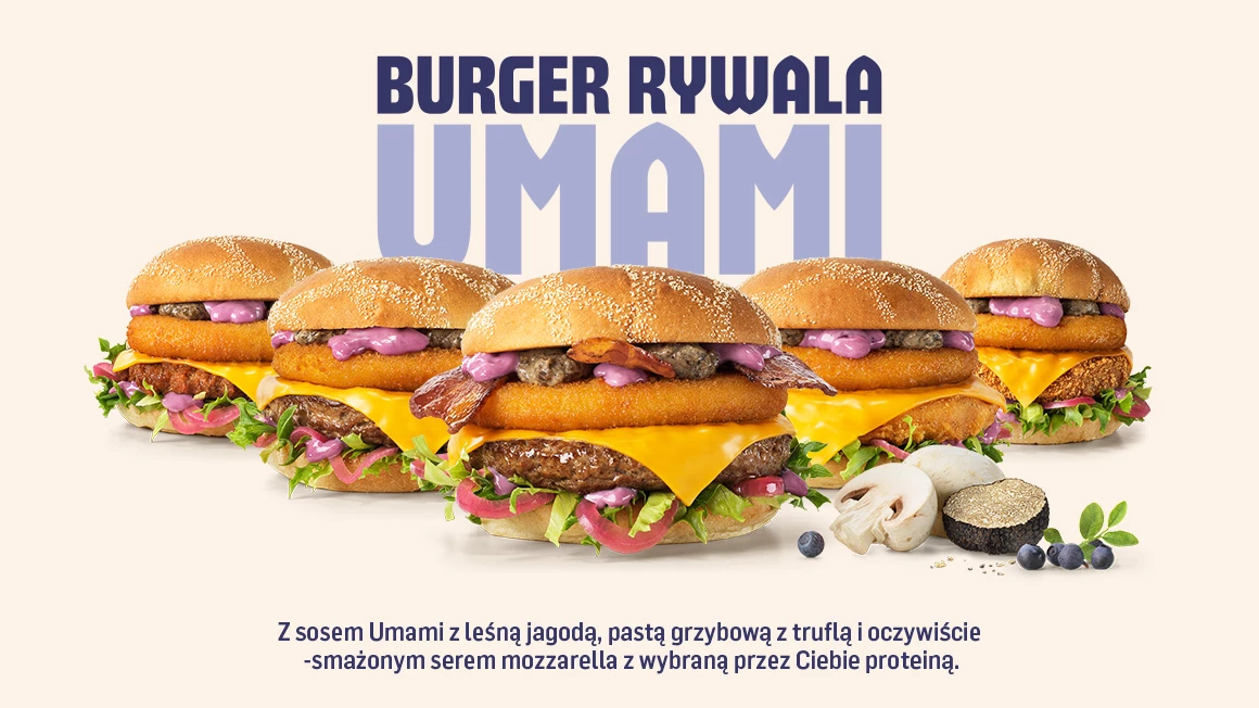 Smaki lasu: MAX Premium Burgers i Jagna Niedzielska prezentują Rywala Umami