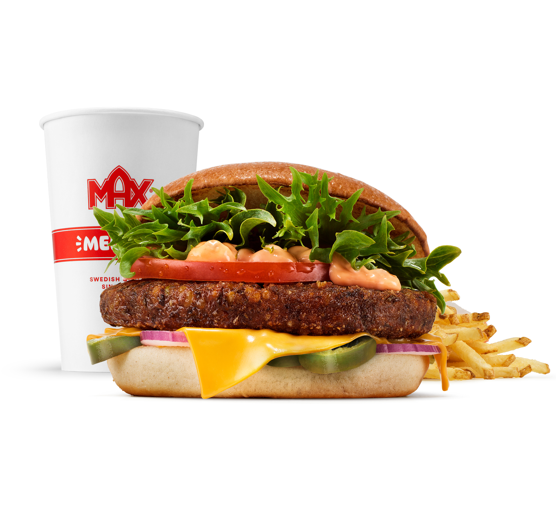Mung Bean Burger w zestawie
