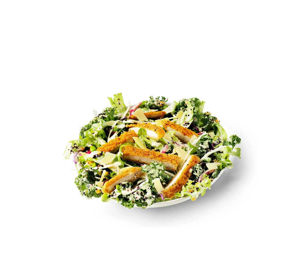 Green Kale Caesar Bowl